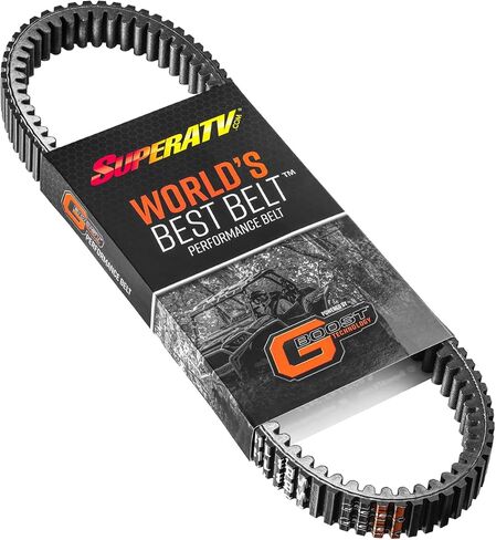 SuperATV CFMOTO ZForce Heavy-Duty CVT Drive Belt, Replaces OEM Part #0JWA-055000-10000, World's Best Drive Belt, Extreme Badass, Stronger Than Stock, Made with 4340 Chromoly Steel, See Fitment in Saudi Arabia