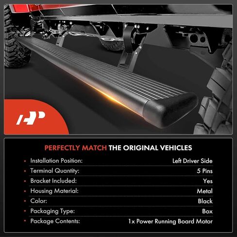 A-Premium Power Running Board Motor Assembly with Bracket Compatible with Ford Expedition & Lincoln Navigator 2007-2017, for 131.0 inch Wheelbase only, Left Driver Side, Replace# 9L7Z16A507B in Saudi Arabia