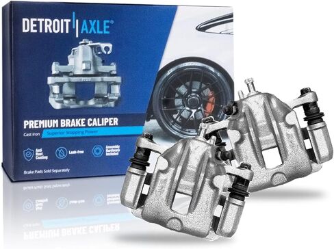 محور ديترويت - 2 فرجار فرامل خلفي لسيارة Hyundai 2006-2008 Sonata 2006-2010 Kia Optima 2007-2010 Magentis، فرجار فرامل قرصية مع استبدال مجموعة الدعامات in Saudi Arabia
