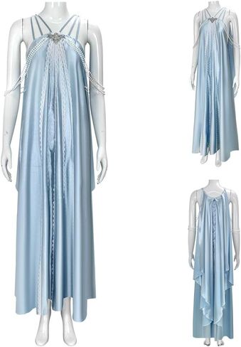 Queen Padme Amidala Dress Costume for Women Blue Outfits Amidala Cosplay Halloween Dress up in Saudi Arabia