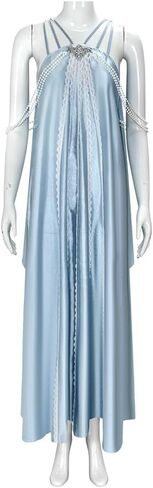 Queen Padme Amidala Dress Costume for Women Blue Outfits Amidala Cosplay Halloween Dress up in Saudi Arabia