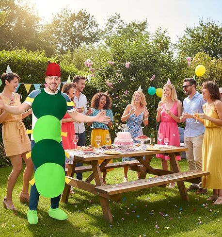 زي Soulchen Caterpillar للبالغين، أزياء كاتربيلر الهالوين مع أغطية أحذية بغطاء للرأس، مقاس واحد بذلة حشرة خضراء للنساء والرجال في الهالوين التنكرية ليوم الكتاب العالمي وحفلات التنكرية in Saudi Arabia