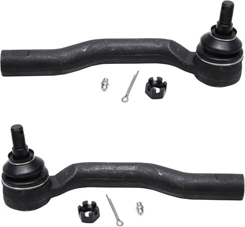 Detroit Axle - 6pc Front Tie Rods Kit for 2007-2013 Mazda CX-9, 4 Inner Outer Tie Rod Ends 2 Sway Bar End Links 2008 2009 2010 2011 2012 Replacement in Saudi Arabia