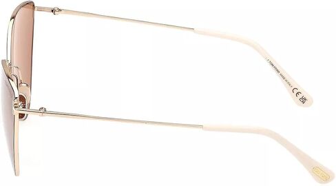 Tom Ford Sunglasses FT 1005 Anais- 02 32G Shiny Pale Gold, t Logo/Copper Wit in Saudi Arabia