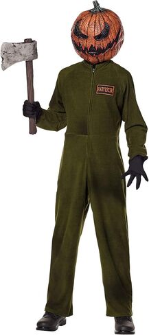 Spirit Halloween Kids' Jack-O-Lantern Harvester Costume | Pumpkin Outfit | Children's Horror Costumes in Saudi Arabia