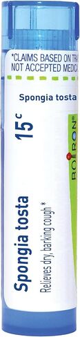 Boiron Spongia Tosta 15C for Dry, Barking Cough - 80 Pellets in Saudi Arabia