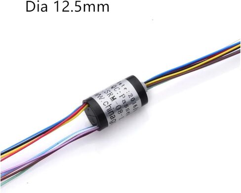 Conductive Slip Ring Diameter 8.5mm 12.5mm 15.5mm 22mm 4/6/8/12/18/24 Wire 1A 1.5A 2A Inductor(12.5mm12Wire C Type) in Saudi Arabia
