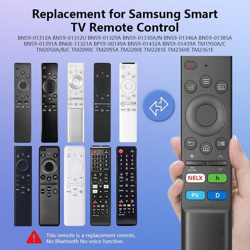 for Samsung TV Replacement Remote, Compatible for Samsung Frame Smart TVs BN59-01385A Universal Voice Control Remotes QLE Battery Version in Saudi Arabia