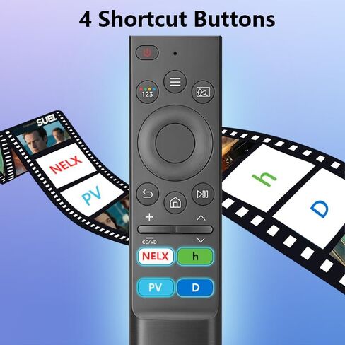 for Samsung TV Replacement Remote, Compatible for Samsung Frame Smart TVs BN59-01385A Universal Voice Control Remotes QLE Battery Version in Saudi Arabia