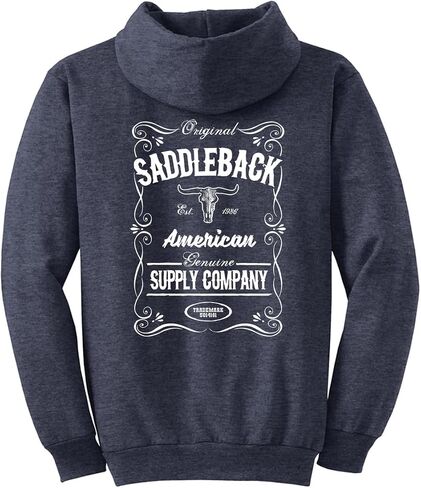 Saddleback Supply Men's Western Logo Pullover Hoodies in S-4XL in Saudi Arabia
