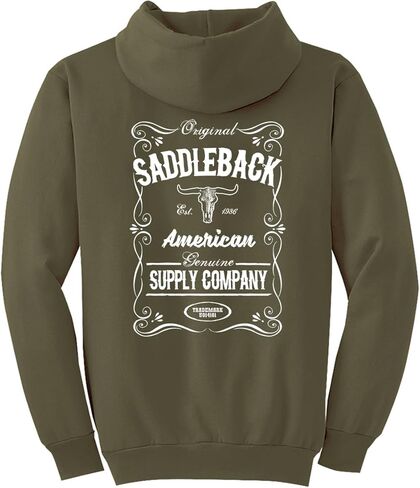 Saddleback Supply Men's Western Logo Pullover Hoodies in S-4XL in Saudi Arabia