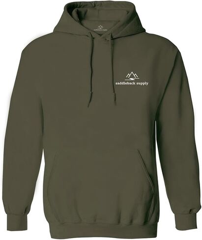 Saddleback Supply Men's Western Logo Pullover Hoodies in S-4XL in Saudi Arabia