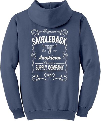 Saddleback Supply Men's Western Logo Pullover Hoodies in S-4XL in Saudi Arabia