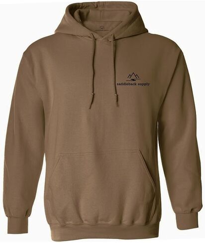 Saddleback Supply Men's Western Logo Pullover Hoodies in S-4XL in Saudi Arabia