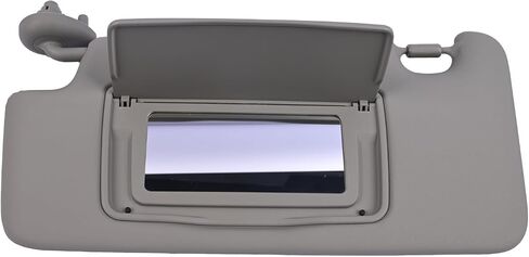 واقي من الشمس من جانب السائق مناسب لسيارة Honda Fit 2009 2010 2011 2012 2013 2014 استبدال 83280-TK6-A01ZA يسار أمامي | ظل الحماية من الشمس | مرآة مكياج | رمادي in Saudi Arabia