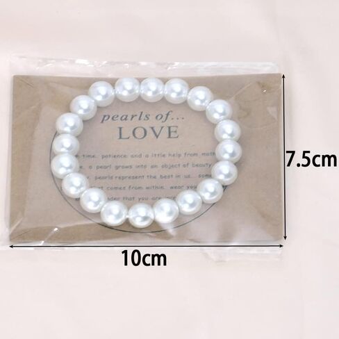 COLORFUL BLING Imitation Pearl Strands Choker Necklace Bracelet With Meaningful Card for Wedding Anniversary Birthday Party Gifts Bridal Jewelry Set in Saudi Arabia