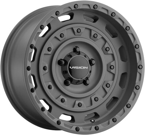 Vision 403 TACTICAL Custom Wheel - 17x10, -25 Offset, 5x127 Bolt Pattern, 78.1mm Hub - Gunmetal Rim in Saudi Arabia
