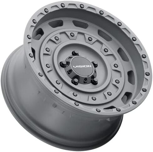 Vision 403 TACTICAL Custom Wheel - 17x10, -25 Offset, 5x127 Bolt Pattern, 78.1mm Hub - Gunmetal Rim in Saudi Arabia