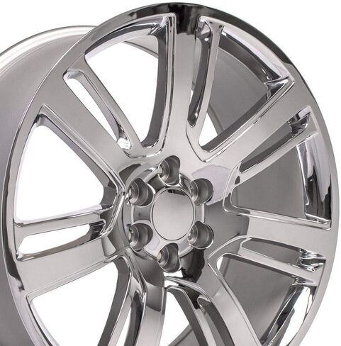 OE Wheels CA88 24 Inch Rim Fits Escalade Style 6x139.7 24x10 Chrome - Hollander 4738 (1) in Saudi Arabia