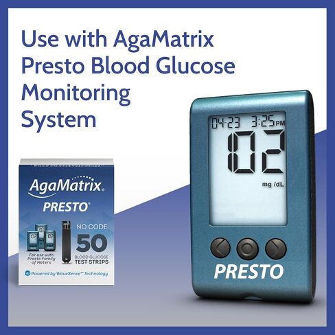 WaveSense Presto Test Strips, 200 Strips [4 Pack of 50] in Saudi Arabia