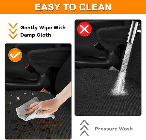 Seat Covers Compatible with 2010-2025 Chevy Express Front Bucket Seats, NOT for RV Seats, with Opening for Grab Handle on Passenger Side Backrest, Black and Gray in Saudi Arabia