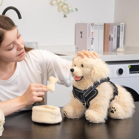 حيوانات تشونغكر المحشوة للكلاب شيبا إينو من القطيفة - لعبة كلب واقعية مصنوعة يدويًا، جرو من القطيفة المحبوب رفيق الحيوانات الأليفة in Kuwait