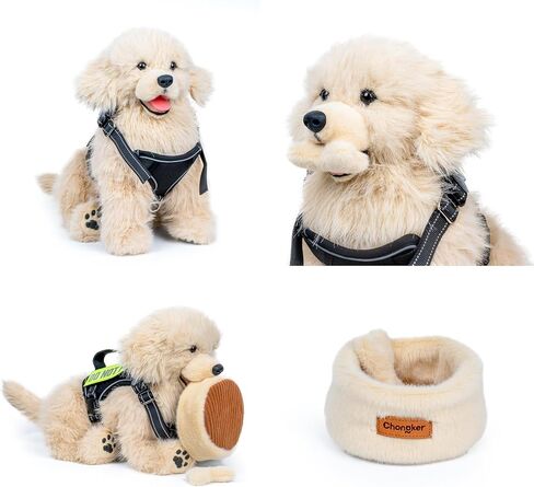 حيوانات تشونغكر المحشوة للكلاب شيبا إينو من القطيفة - لعبة كلب واقعية مصنوعة يدويًا، جرو من القطيفة المحبوب رفيق الحيوانات الأليفة in Kuwait