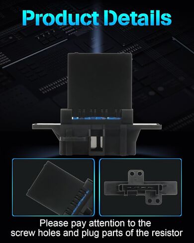 مقاوم تيار متردد ECCPP مناسب لـ 1995-1998 Nissan 200SX /1998-2004 لـ Nissan Frontier /1995-2006 لـ Nissan Sentra /2000-2004 لـ Nissan Xterra سخان منفاخ مروحة المحرك المقاوم منظم استبدال RU213 in Saudi Arabia