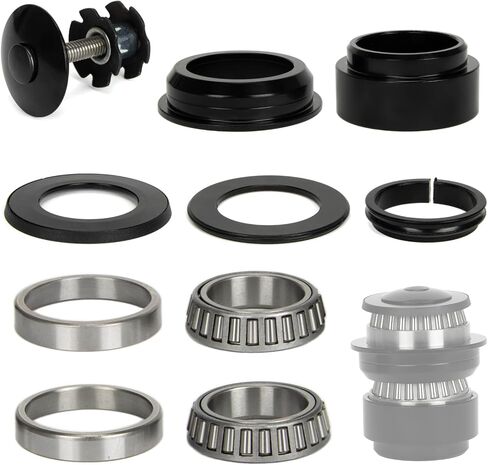 Tapered Roller Bearing Headset Kit Roller Headset Fork Bearing Kit - PSLER Pivot Bearing Assembly Fits for Light Bee X/S Segway X160 X260 Motorcycle Dirt Bike in Saudi Arabia