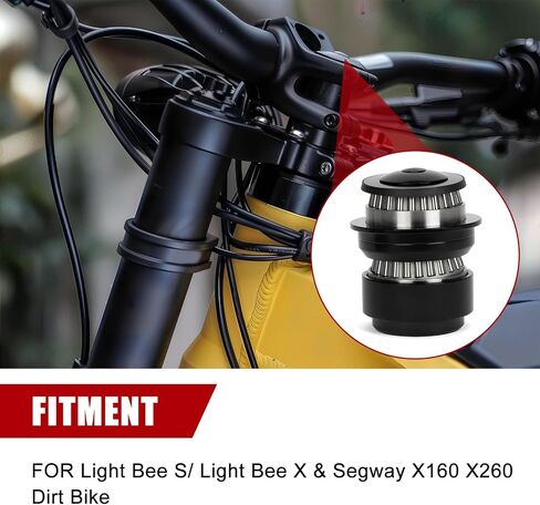 Tapered Roller Bearing Headset Kit Roller Headset Fork Bearing Kit - PSLER Pivot Bearing Assembly Fits for Light Bee X/S Segway X160 X260 Motorcycle Dirt Bike in Saudi Arabia