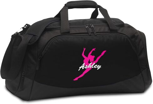 Personalized Dance Duffle Bag with Shoe Compartment, Duffle Bag for Men, Women, Kids & Teen - Dance Duffel Bag for Gear Organizer - Travel Duffel Bags in Kuwait
