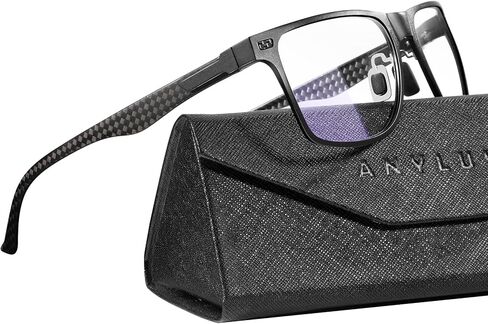 ANYLUV Reading Glasses Men Blue Light Blocking Reading Glasses for Men Carbon Fiber Computer Blocker 2.25 Magnification in Kuwait