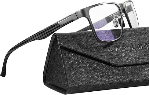 ANYLUV Reading Glasses Men Blue Light Blocking Reading Glasses for Men Carbon Fiber Computer Blocker 2.25 Magnification in Kuwait