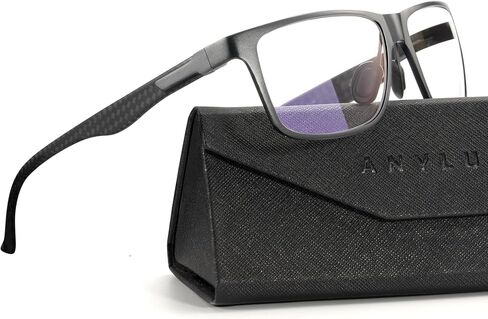 ANYLUV Reading Glasses Men Blue Light Blocking Reading Glasses for Men Carbon Fiber Computer Blocker 2.25 Magnification in Kuwait