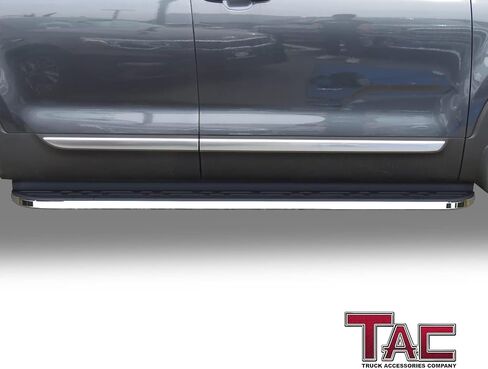 TAC Black Cobra Running Boards Side Steps Fit 2020-2024 KIA Telluride SUV Step Rails Nerf Bars Aluminum City Exterior Off-Road Accessories (2pcs) in Saudi Arabia