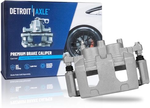 Detroit Axle - Front Right Brake Caliper for 2006-2011 Buick Lucerne, 2006-2013 Chevrolet Impala, 2006-2007 Monte Carlo, Passenger Side Disc Brake Caliper w/Bracket Replacement in Saudi Arabia