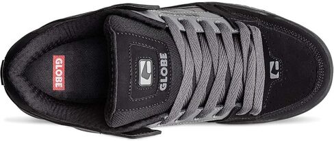 Globe Men's Tilt Skate Shoe, Steel/Black, 9 in Kuwait