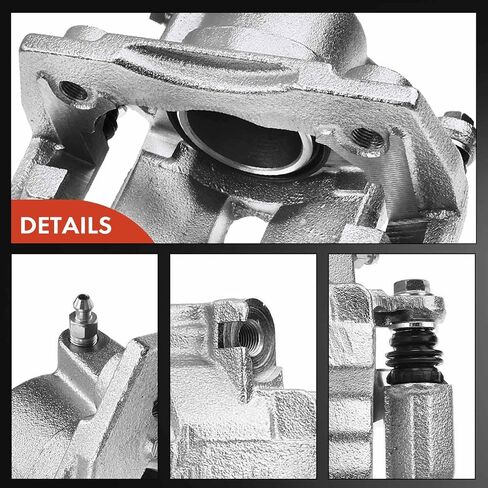 A-Premium Disc Brake Caliper Assembly with Bracket Compatible with Select Chevrolet and Suzuki Models - Tracker & Vitara, 1999 2000 2001 2002 2003 2004 - Front Driver and Passenger Side, 2-PC Set in Saudi Arabia