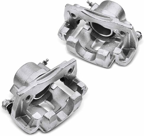 A-Premium Disc Brake Caliper Assembly with Bracket Compatible with Select Chevrolet and Suzuki Models - Tracker & Vitara, 1999 2000 2001 2002 2003 2004 - Front Driver and Passenger Side, 2-PC Set in Saudi Arabia