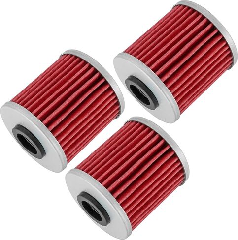 فلتر زيت كالتريك 3 عبوات متوافق مع سوزوكي 16510-35G00 / Rmx450Z Rmz250 Rmz450 Rm-Z250 Rm-Z450 in Saudi Arabia