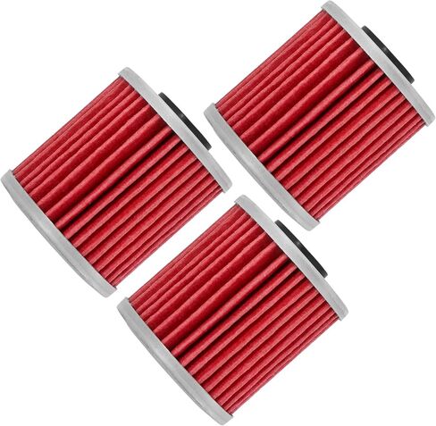 فلتر زيت كالتريك 3 عبوات متوافق مع سوزوكي 16510-35G00 / Rmx450Z Rmz250 Rmz450 Rm-Z250 Rm-Z450 in Saudi Arabia