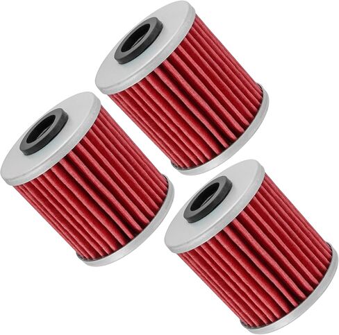فلتر زيت كالتريك 3 عبوات متوافق مع سوزوكي 16510-35G00 / Rmx450Z Rmz250 Rmz450 Rm-Z250 Rm-Z450 in Saudi Arabia
