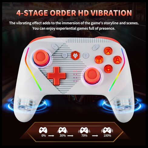 NBCP Wireless Switch Controller for Nintendo Switch/Lite/OLED Controller, Switch Controller with Mouse Touch on Back Buttons, Extra Switch Pro Controller with Wake, Programmable, Turbo Function in Kuwait