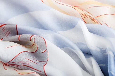 Printed Scarf for Women Lightweight Shawl Wraps Fashion Scarves Spring Summer in Saudi Arabia