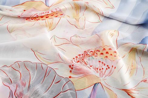 Printed Scarf for Women Lightweight Shawl Wraps Fashion Scarves Spring Summer in Saudi Arabia