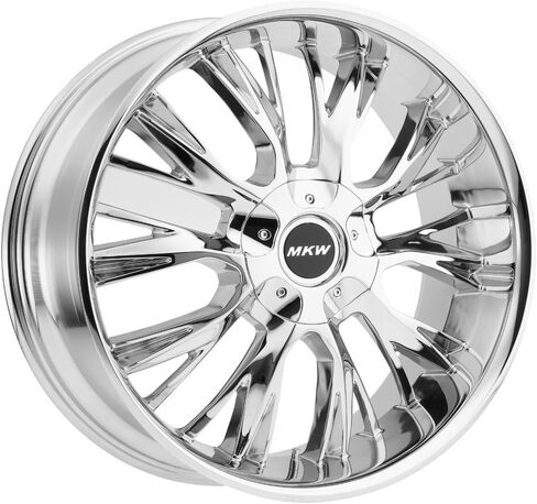 عجلة MKW M122 بلمسة نهائية من الكروم (22x9 بوصة/6x139.7 ملم، إزاحة 18 ملم) in Saudi Arabia
