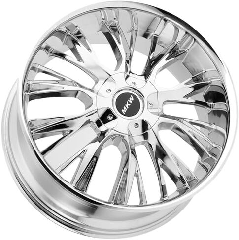 عجلة MKW M122 بلمسة نهائية من الكروم (22x9 بوصة/6x139.7 ملم، إزاحة 18 ملم) in Saudi Arabia