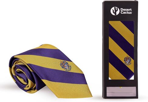 Desert Cactus Sigma Alpha Epsilon Tie Fraternity 100% Polyester with Logo Officially Licensed (Style A) in Saudi Arabia