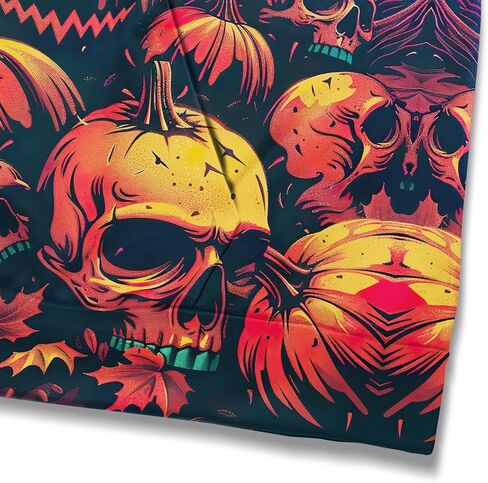 Novelty Pumpkin Skull Hoodie Funny Halloween Hoodies Sweatshirts Pullover Long Sleeve in Saudi Arabia