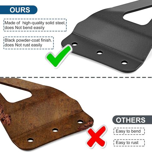 Wsays Upper Windshield 52" Straight Light Bar Brackets Compatible with Chevrolet Silverado/Tahoe/Suburban 1999-2007 Fit GMC Sierra Yukons 1999-2007 in Saudi Arabia
